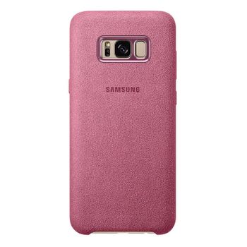 Samsung Alcantara Cover Rosa para Galaxy S8 Plus