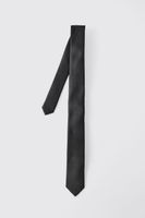 corbata fina negro
