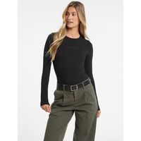 guess camiseta manga larga w4bp41 j1314-jblk para mujer
