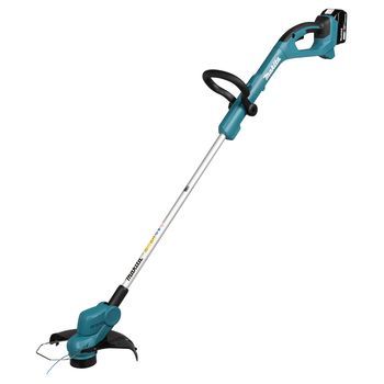 Makita Dur193rf, Recortadora De Césped Sin Cable 18v Lxt, Kit De Batería Y Cargador De 3,0ah, Verde Azulado