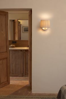 Aplique acero beige 21.5x24.5x21.5 cm