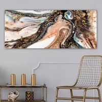 pintura decorativa lienzo yty124312175250120 multicolor 50x120