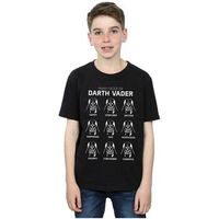 disney tops y camisetas many faces of darth vader para nino