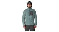 forro polar patagonia r1 air zip neck azul para hombre