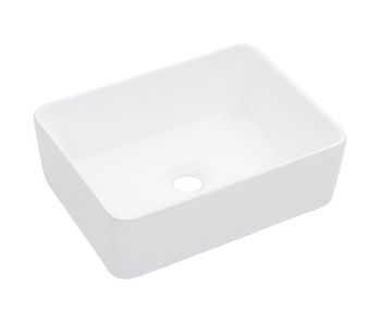 Vidaxl lavabo 40x30x13 cm cerámica blanco
