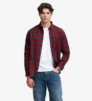 superdry para hombre m4011197a camisa lumberjack rojo m casual algodon manga larga