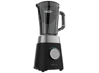 batidora de vaso - cecotec power black titanium 1300max b 1300 w 15 l pica hielo 2 velocidades negro