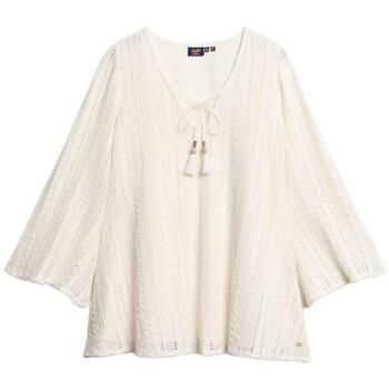 Superdry Vestido Robe courte en dentelle Ibiza para mujer