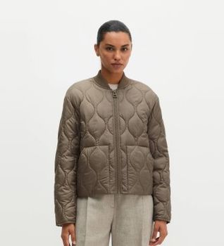 Marc O'Polo para mujer. 5000011885 Chaqueta acolchada MOP x Function taupe (34), Casual, Poliéster
