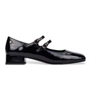martinelli para mujer s021-b510hy bailarinas de piel serpenti negro 40 3 a 5cm hebilla casual clasico