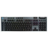 logitech g915 x lightspeed teclado mecanico gaming inalambrico gl tactile pbt negro