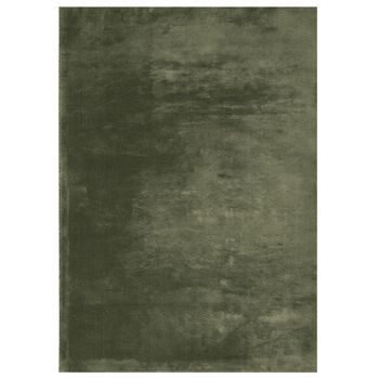 Alfombra Pelo Corto Suave Lavable Huarte Verde Bosque 240x340cm Vidaxl