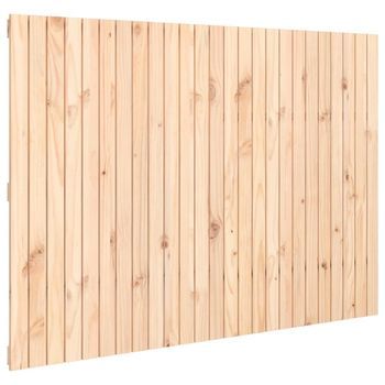 Cabecero，cabecero De Cama，panel De Cabecera De Cama De Pared Madera Maciza De Pino 159,5x3x110 Cm