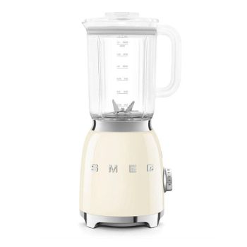 SMEG BLF03CREU Estética 50's Style Batidora de Acero Inoxidable 800 W Crema