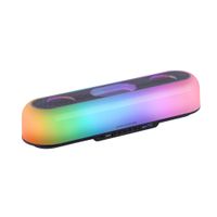 mars gaming msb-orb altavoz portatil  barra de sonido 20w iluminacion orbilight rgb 360 soundbar con sistema de triple driver altavoces gaming bluetooth 53  usb  microsd  aux  fm altavoz