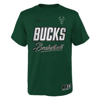 Camiseta Milwaukee Bucks Court Track Outerstuff - Junior Away
