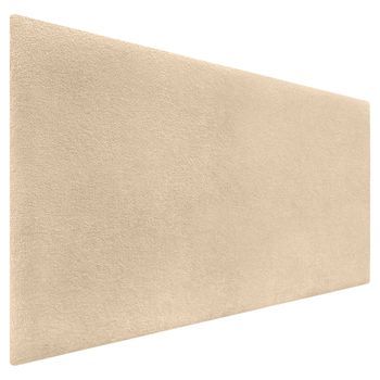 Dhome Cabecero Beige 95cm Dual Acabado Toalla Soft Tapizado Liso Con Patas 8cm Grosor 70 Alto Tejido Suave Para Pared Acústicos Cabeceros Absorbentes (95cm, 8cm - 70 Al. - Beige)