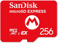 tarjeta micro sdxc - nintendo sandisk microsd express 256 gb