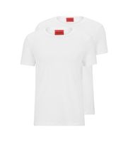 hugo para hombre 50325440 pack 2 camisetas round blanco s casual algodon manga corta sostenible