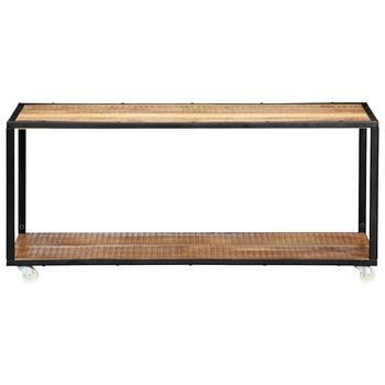 Mesa De Café - Mesa De Centro De Madera Maciza Reciclada 90x50x40 Cm