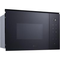 microondas lg mgbz2593f grill 2 en 1 25l 900w integracion total cristal negro tactil inox