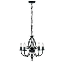 lampara de arana artisan 5 luces