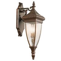 aplique de pared de exterior venetian rain 2 luces
