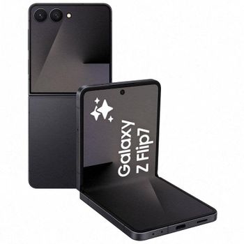 Samsung Galaxy Z Flip7 12GB/256GB Negro Oscuro Móvil Plegable con Galaxy AI Versión Internacional