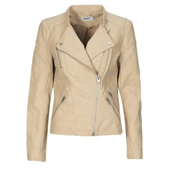 Only Cazadora de cuero ONLAVA para mujer