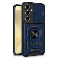cool funda hard ring azul para samsung s926 galaxy s24 plus  s25 plus
