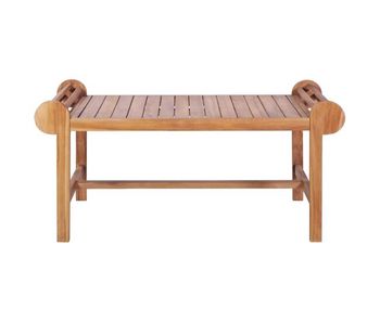 Mesa de café - mesa de centro de teca maciza 100x50x45 cm