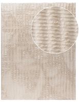 alfombra de piel arnia crema 160x220 cm