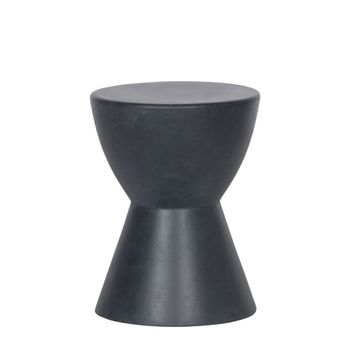 Taburete fibra de vidrio antracita