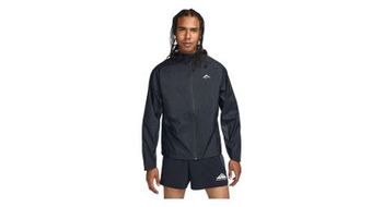 Chaqueta impermeable nike storm fit adv trail  strong cosmic pe   strong aks negra hombre