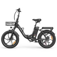 bicicleta electrica plegable allgobike ac20 de 20 48 v 20 ah autonomia de 80 km con pas negra