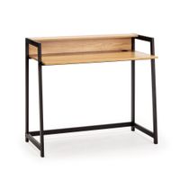 mesa de escritorio 1 estante negro estilo industrial 104 cm