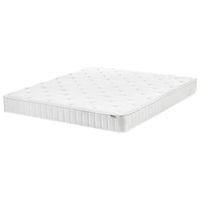 colchon de doble cara de tejido blanco 160 x 200 cm medio duro duo