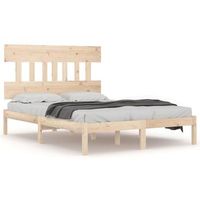 estructura de cama de madera maciza 120x200 cm vidaxl