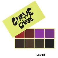 made by mitchell curve case pressed powder blusher palette various shades - deeper