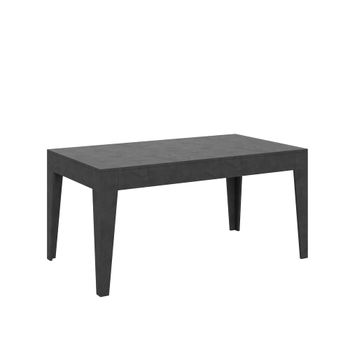 Mesa extensible 90x160/220 cm efecto madera gris espatulado