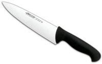 cuchillo cocinero de acero inoxidable nitrum de 200 mm mango negro