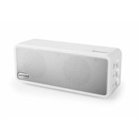 wireless portable bluetooth speaker 2x3w output power in white