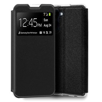 Cool Funda Flip Cover Liso Negro para Realme C33