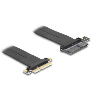 Adaptador PCIe Delock 81507 U.2 Cable 30 cm Negro