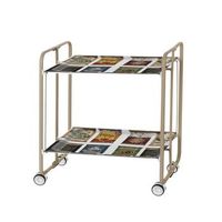 carrito auxiliar plegable bauhaus arena con ruedas r 2 niveles y 4 posiciones22