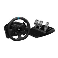 logitech g923 volante y pedales para ps4ps5pc compatible con f1 23  gran turismo 7