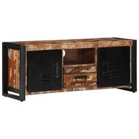 mueble de tv madera maciza reciclada 100x30x40 cm vidaxl