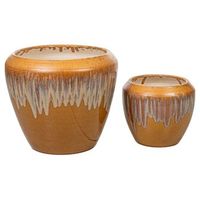 set 2 macetones porcelana