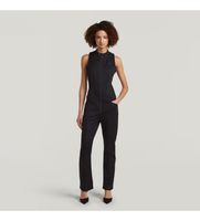 g-star para mujer d28416-c105-6484 mono lynn negro 3032 casual sin mangas  tirantes algodon organico sostenible