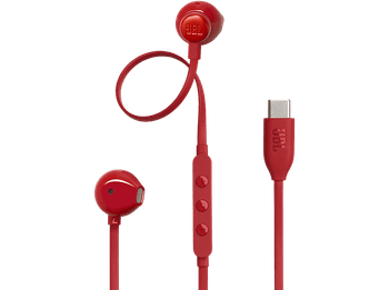 Auriculares de botón - JBL Tune 305C, Intraurales, Bluetooth, Con cable, Micrófono, Red